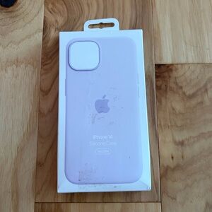 Apple iPhone 14 Silicone Case Light Purple New In Box